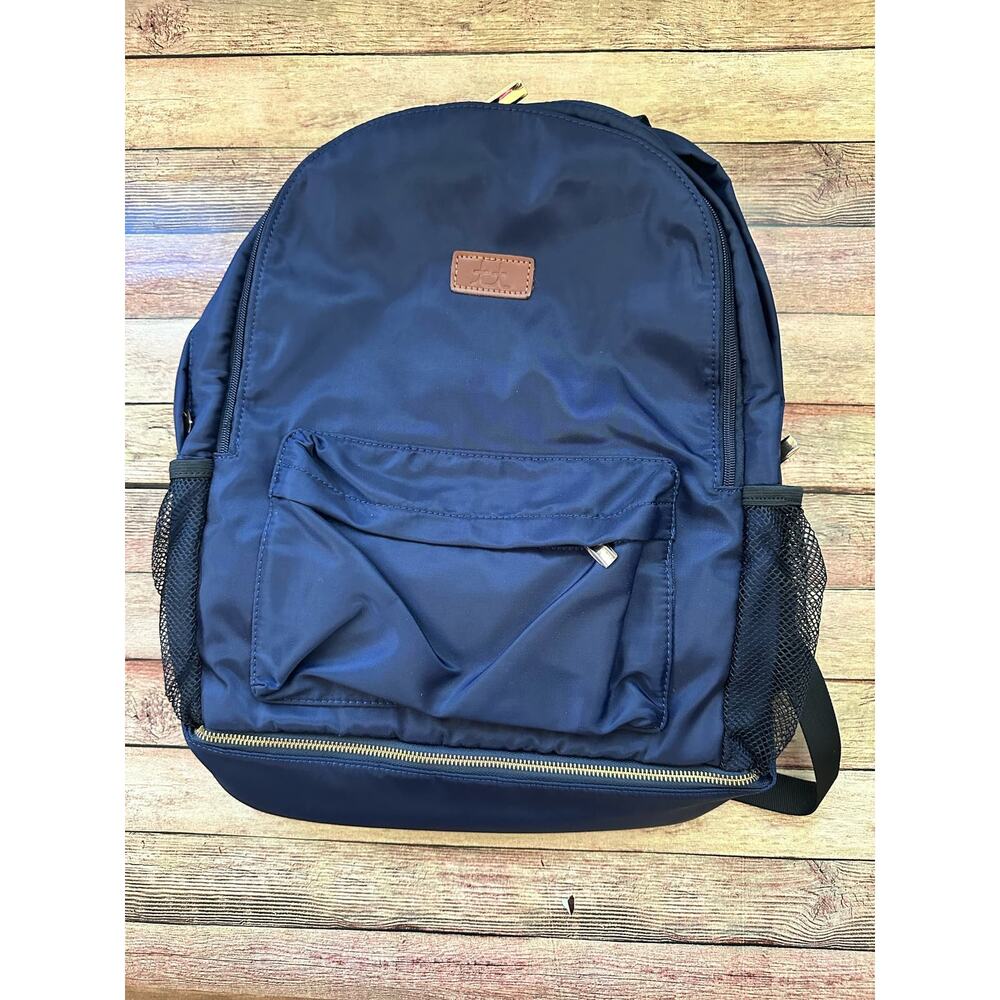 TeacherTote Backpack navy blue and gold brand new, without tags